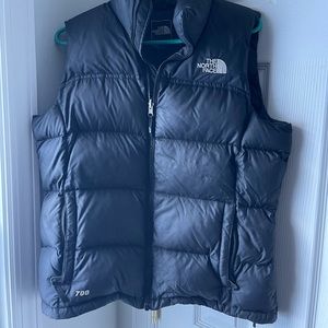 Black North Face vest